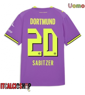 Borussia Dortmund Marcel Sabitzer #20 Terza Maglia 2026-27 Manica Corta